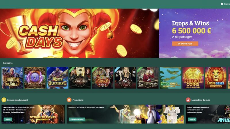 Évaluation du casino Cresus France